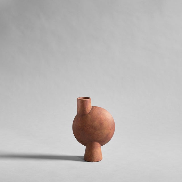 Sphere Vase Bubl, Medio -Terracotta