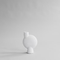 Load image into Gallery viewer, Sphere Vase Bubl, Medio - Bone White