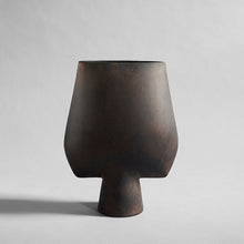 Charger l&#39;image dans la galerie, Sphere Square Vase, Big - Coffee