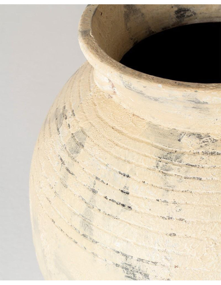 Decorative terracotta vase