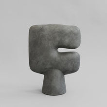 Load image into Gallery viewer, Tribal Vase, Big - Dark Grey