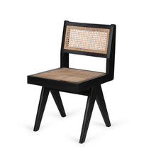 Laden Sie das Bild in den Galerie-Viewer, Scandi Solid Teak &amp; Rattan Dining chair