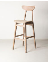 Carica l&#39;immagine nel visualizzatore di Gallery, Elm wood high stool