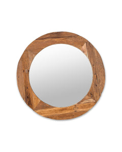 Mirror Teak Round
