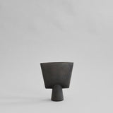 Sphere Vase Triangle, Mini - Coffee