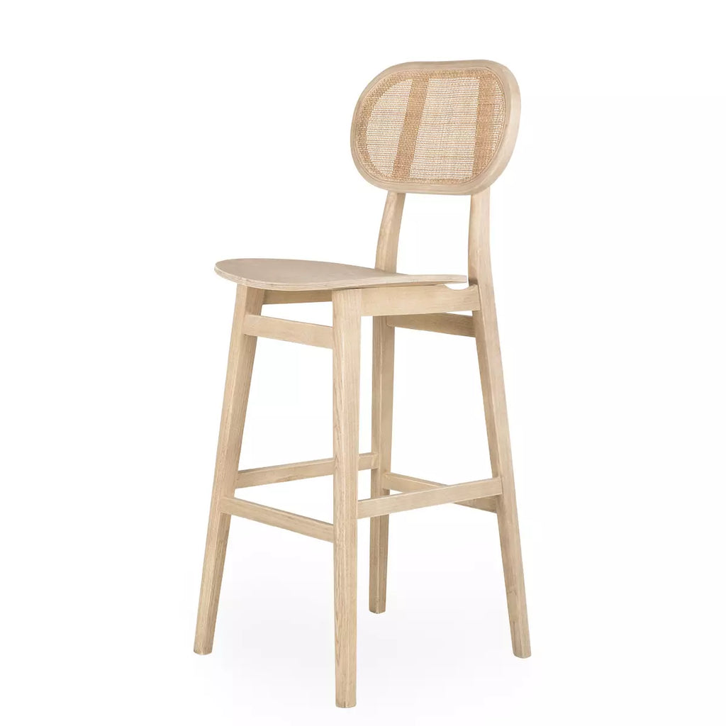 Elm wood bar stool