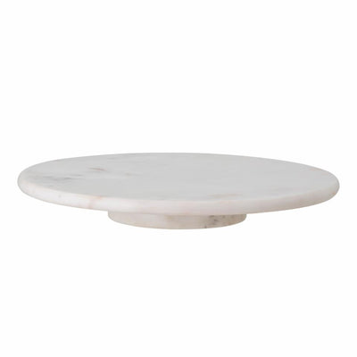 Ellin Turntable, White, Marble