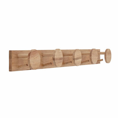 Emme Coat Rack, Nature, Rubberwood