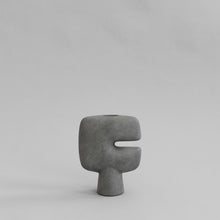 Load image into Gallery viewer, Tribal Vase, Mini - Dark Grey