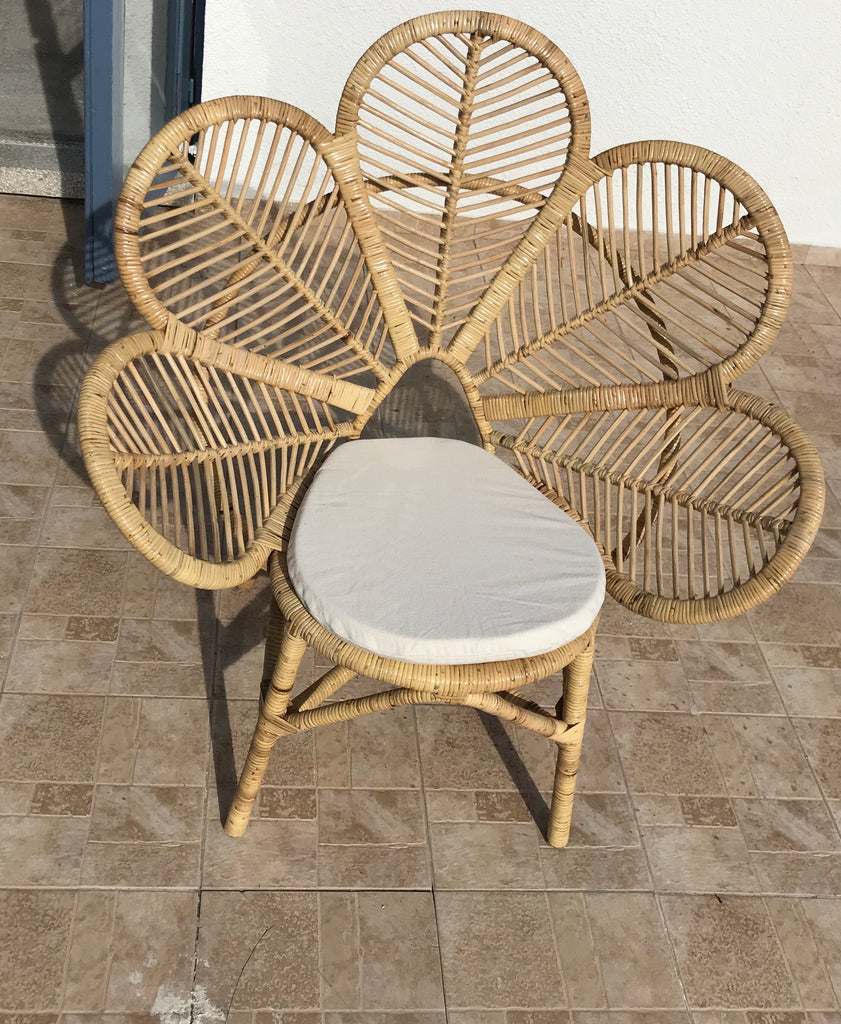 Rattan sunflower chair