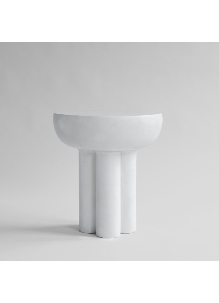 Crown Table, Tall - Bone White