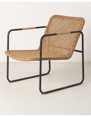 Jute armchair