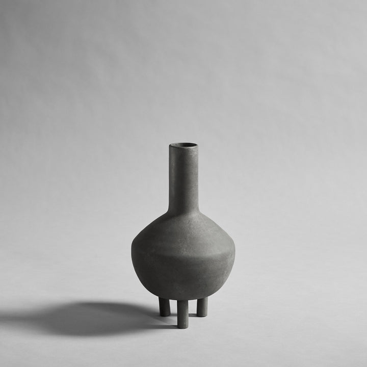 Duck Vase, Fat - Dark grey