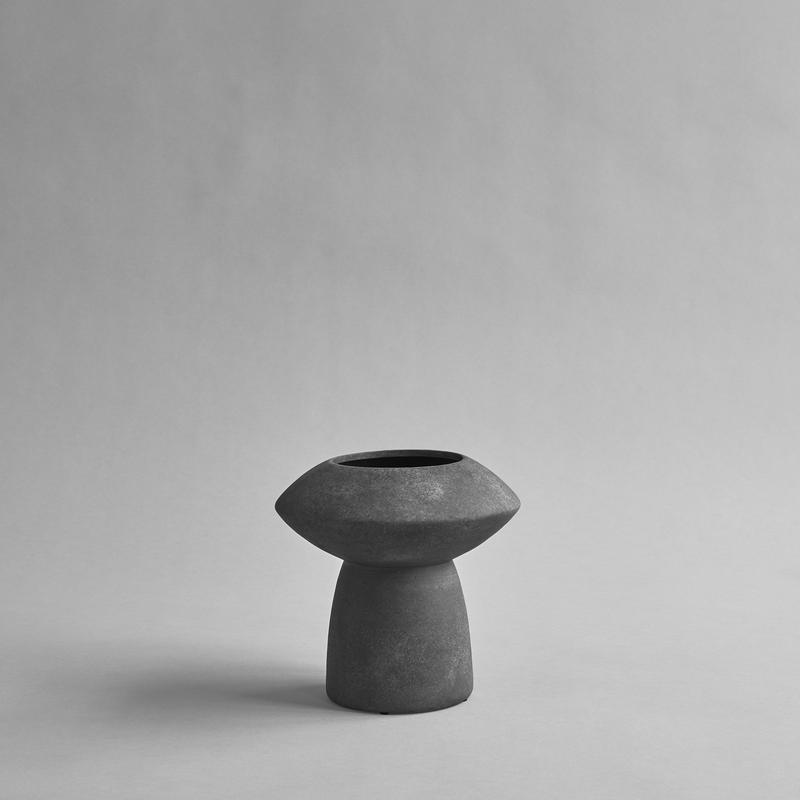 Sphere Vase Fat - Dark Grey