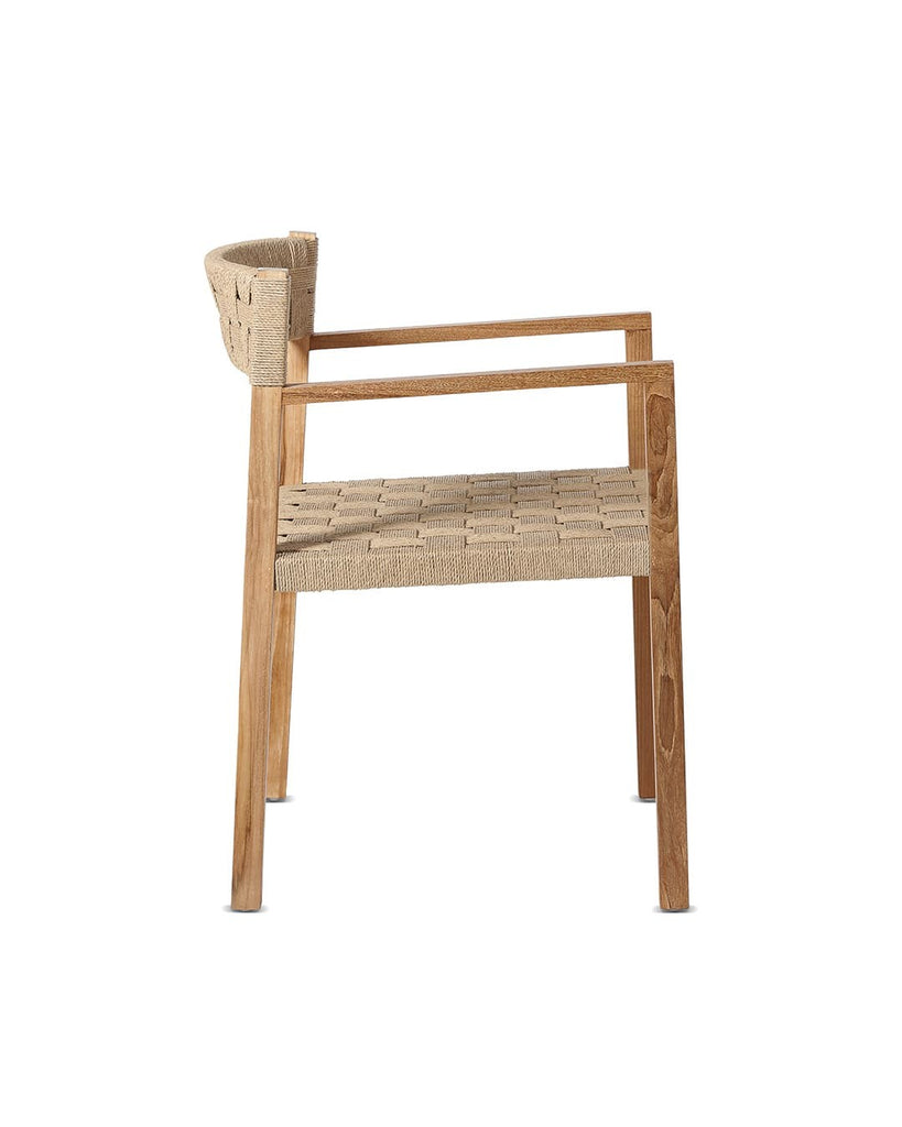 Solid Teak Chair with arms
