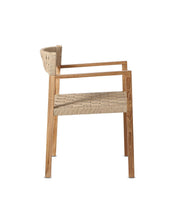 Load image into Gallery viewer, Solid Teak Chair with arms