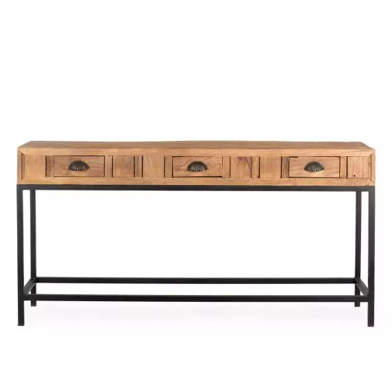 Wooden console table