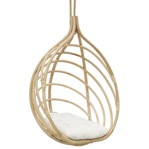 Natural rattan swing chair