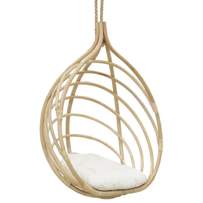 Natural rattan swing chair