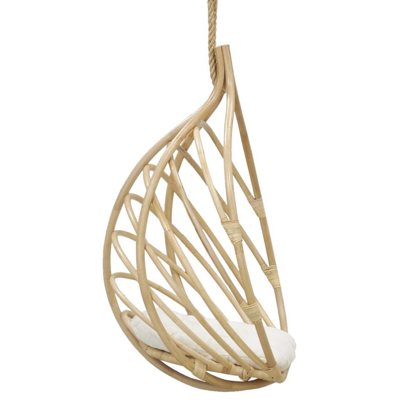Natural rattan swing chair