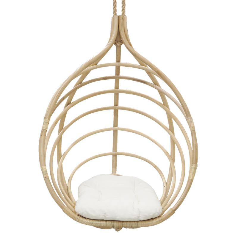 Natural rattan swing chair