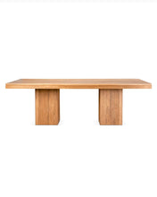 Carica l&#39;immagine nel visualizzatore di Gallery, Dining table in natural recycled teak wood 240 x 110 cm