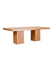 Carica l&#39;immagine nel visualizzatore di Gallery, Dining table in natural recycled teak wood 240 x 110 cm