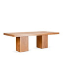 Dining table in natural recycled teak wood 240 x 110 cm