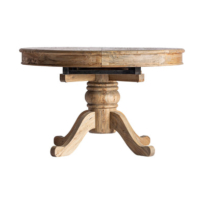 EXTENDING ELM WOOD TABLE