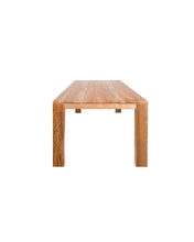 Laden Sie das Bild in den Galerie-Viewer, Dining table in untreated solid reclaimed teak 300 x 100 cm