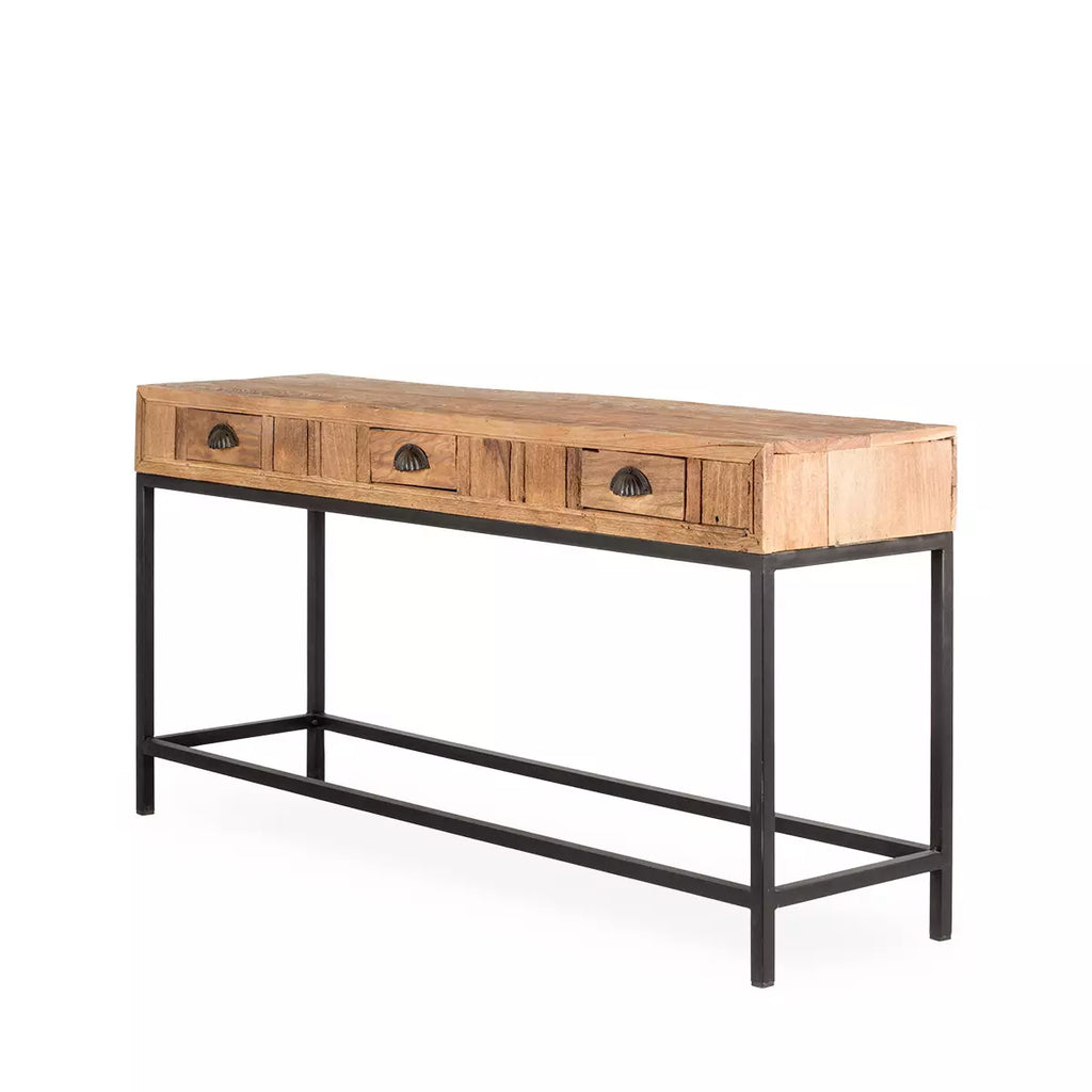 Wooden console table