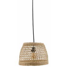 Charger l&#39;image dans la galerie, Shade in openwork natural rush and metal
