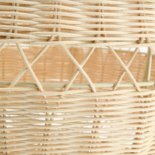 Charger l&#39;image dans la galerie, Ball suspension in natural rattan and metal