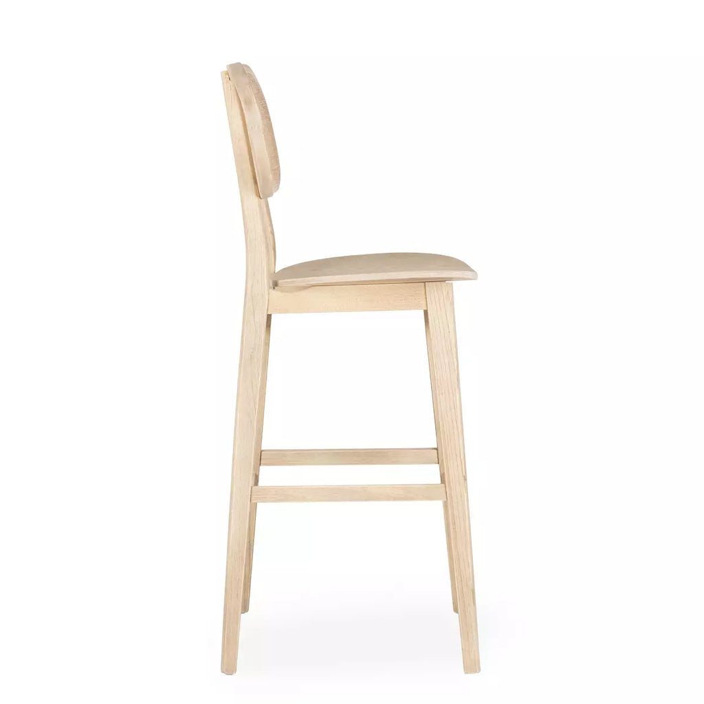 Elm wood bar stool