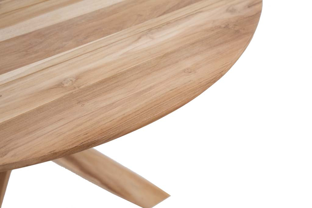 Τeak dining table 120×76cm