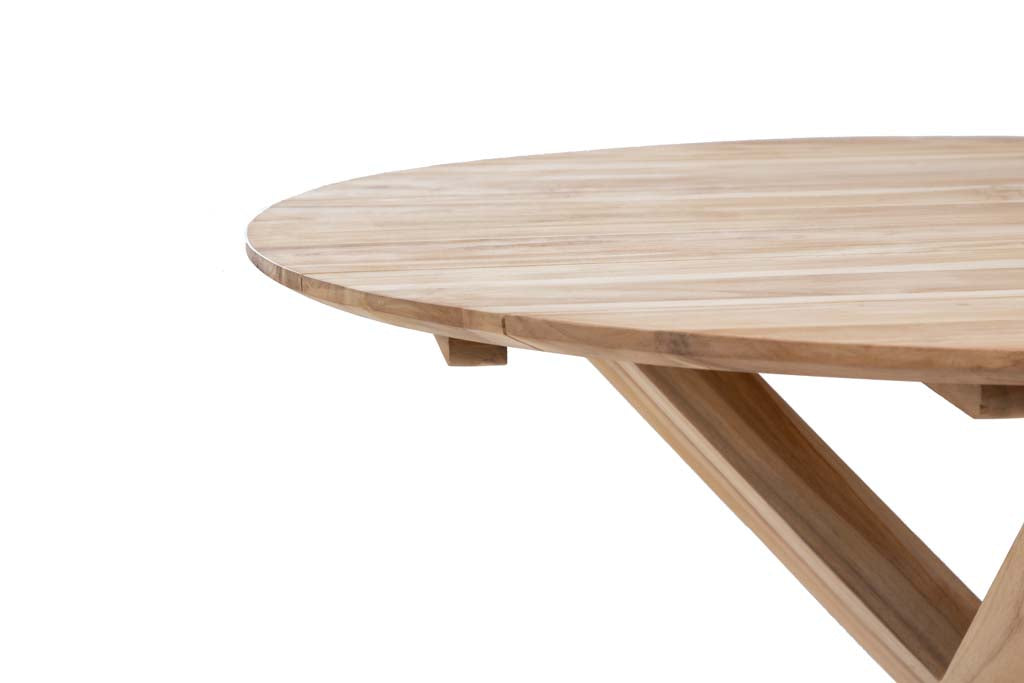 Τeak dining table 120×76cm