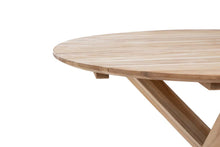 Cargar imagen en el visor de la galería, Τeak dining table 120×76cm