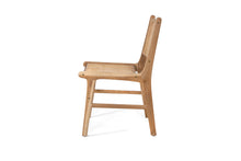 Load image into Gallery viewer, Teak and rattan dining chair