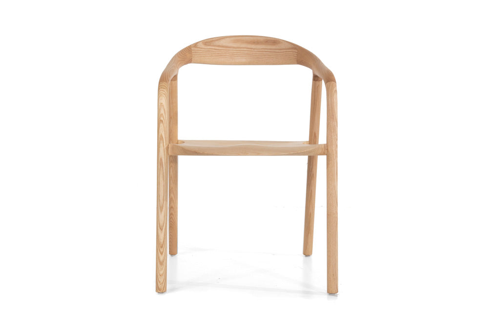 Ash wood dining chair