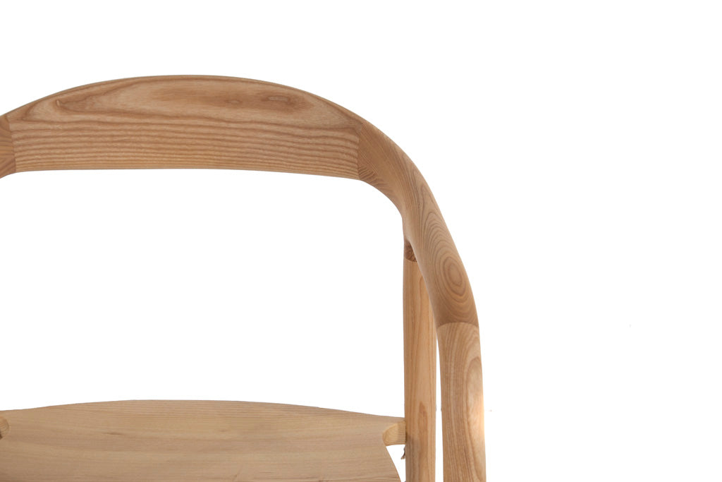 Ash wood dining chair