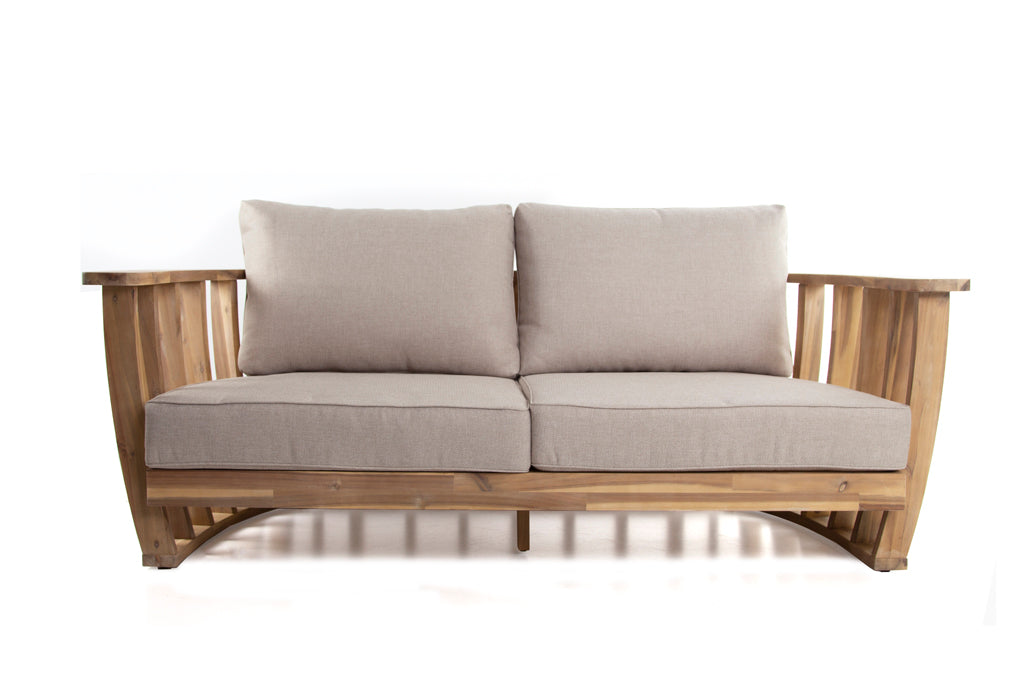 Acacia wood sofa