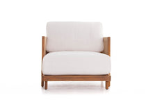 Charger l&#39;image dans la galerie, Acacia armchair with rope