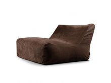 Carica l'immagine nel visualizzatore di Gallery, Bean bag Sofa Lounge Waves Chocolate