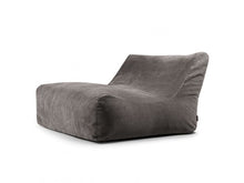 Carica l'immagine nel visualizzatore di Gallery, Bean bag Sofa Lounge Waves Dark Grey