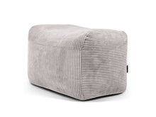 Laden Sie das Bild in den Galerie-Viewer, Pouf Plus 70 Waves White Grey