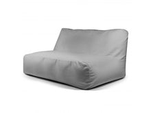 Cargar imagen en el visor de la galería, Bean bag Sofa Tube 160 Teddy White Grey