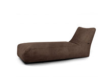 Laden Sie das Bild in den Galerie-Viewer, Bean bag Sunbed Waves Chocolate