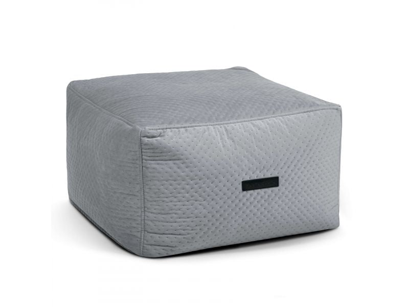 Pouf Softbox Icon White Grey