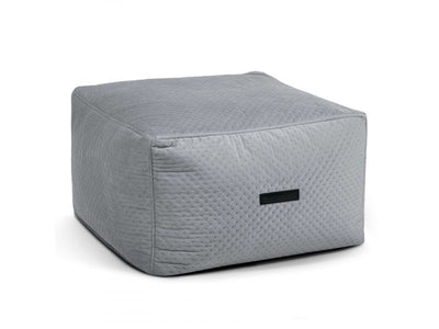 Pouf Softbox Icon White Grey