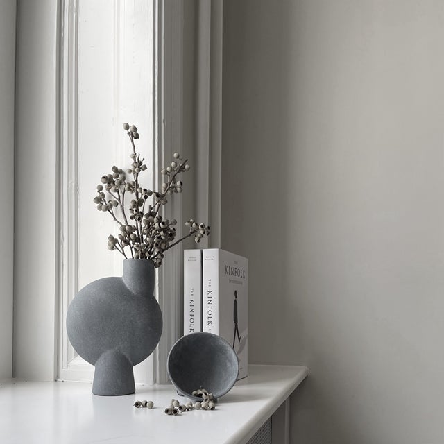 Sphere Vase Bubl, Medio - Light Grey